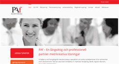 Desktop Screenshot of pafrekrytering.se